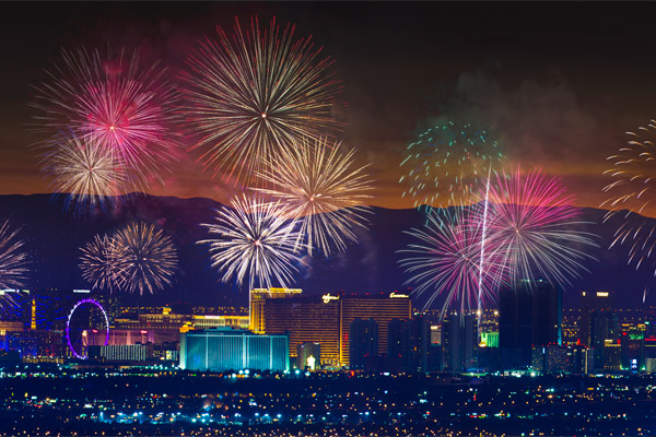 Fireworks In Vegas